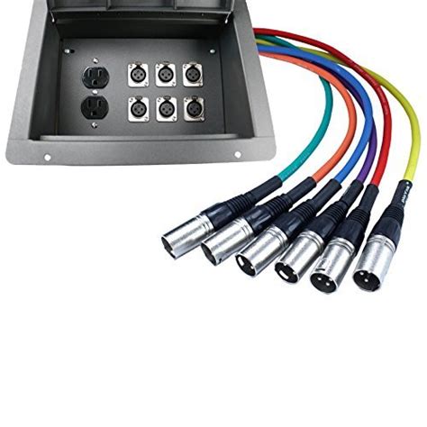 electrical boxes for mic cable|recessed audio boxes.